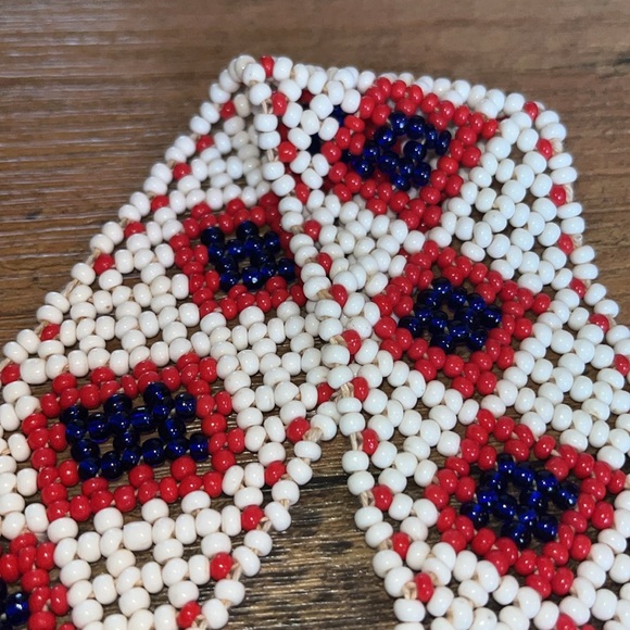 Native American vintage glass bead belt